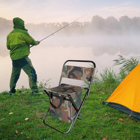 Cadeira Dobrável de Pesca e Camping