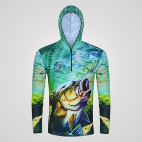 Camisa de Manga Longa Proteção UV de Pesca