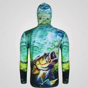 Camisa de Manga Longa Proteção UV de Pesca