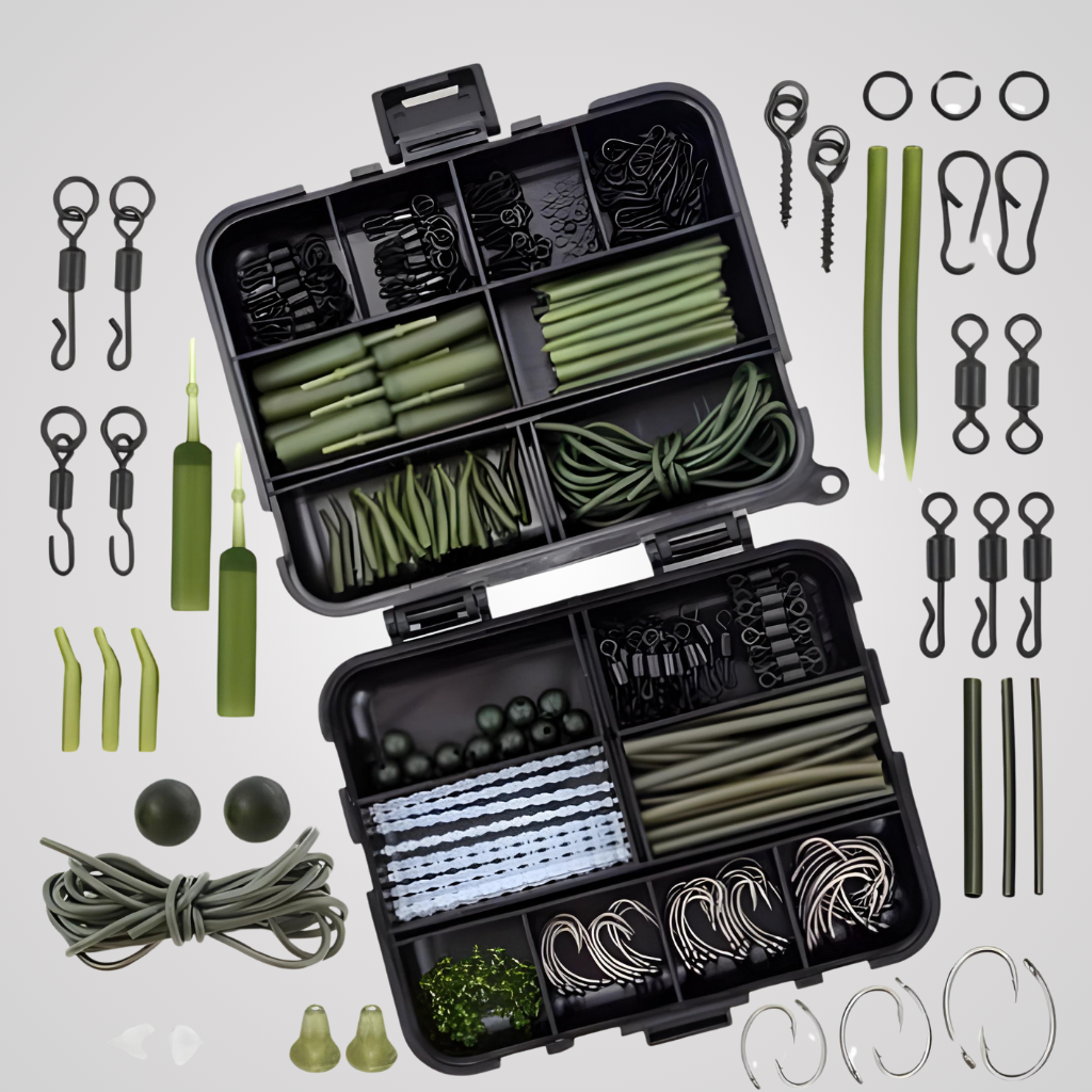 Kit Completo com 326 Acessórios para Pesca